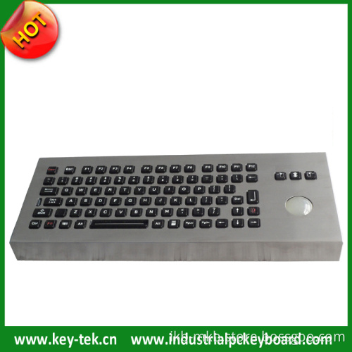 Vandal Proof Kiosk IP65 Keyboards with Trackball and Fn Keys